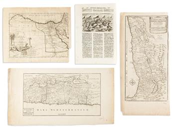 (HOLY LAND / ANTIQUITY.) Group of 25 eighteenth and nineteenth century engraved maps.